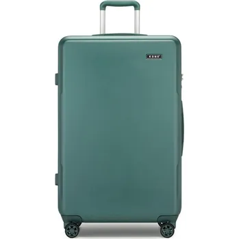 Střední skořepinový kufr z ABS+PC - Kono - 60L - vojenská zelená