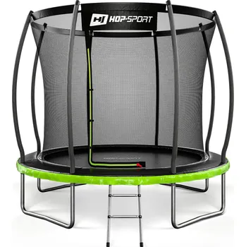 Trampolína Hop-Sport Zahradní trampolína 8ft (244cm) pumpkin s vnitřní sítí a žebříkem