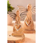 Paramit WILIAM Dřevěný anděl 18 cm