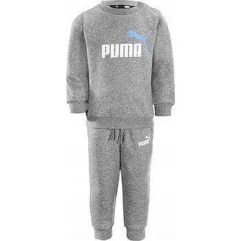 Dámská mikina Dětská souprava Puma Jr. Mini Cats Jogger Set Heather Grey 68