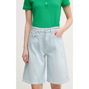 Dámská móda Džínové šortky Pepe Jeans BERMUDA SHORT UHW BREEZE PL801176 modrá 50X, vel. 27