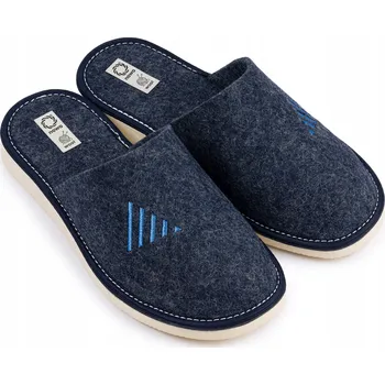 Dámské pantofle Papuče Pro Mládež Pantofle Nazouváky Plst Přírodní produkt Polský NOWO 40