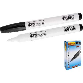 RICHMANN Sada bílých silných popisovačů 1bal/12ks