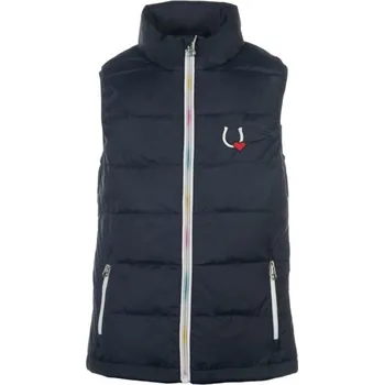 HKM Vesta prošívaná Mika HKM, dětská, deep blue 158-164