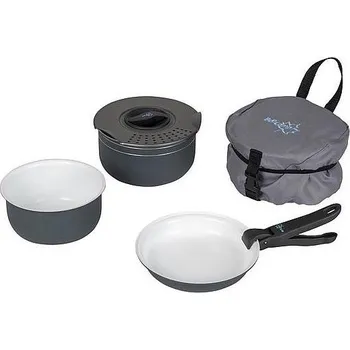 Kempingové nádobí Sada nádobí Bo-Camp Cookware set Trekking 5 Barva: šedá
