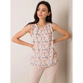 Dámský top D50039F11004A světle béžový S