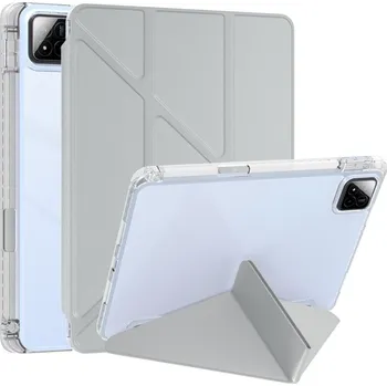 Pouzdro na tablet Origami chytré polohovací pouzdro na tablet Xiaomi Pad 7/7 Pro - šedé