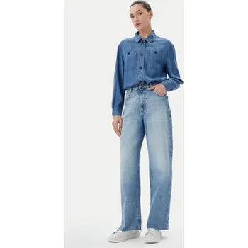 Dámská větrovka Olsen Jeansová bunda 15001600 Modrá Regular Fit 40