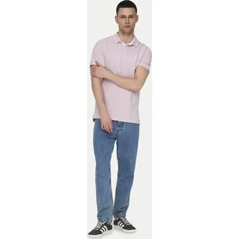 Pánská móda Only & Sons Polokošile Fletcher 22024827 Růžová Regular Fit S