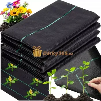 Stínicí technika Agrotextilie Ochranná podložka proti plevelům 70g 1,6x10m Černá