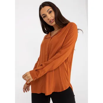 Dámská košile Halenka D73761M10997C světle hnědá XS