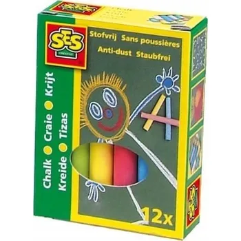 SES Kreativní křída Křída chodníková křída chodníková 12 ks