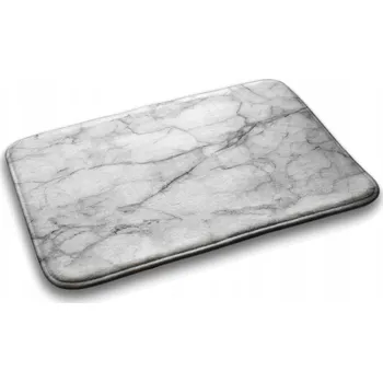 Koupelnová předložka Protiskluzová koupelnová předložka Šedý mramor