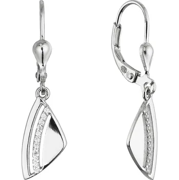 Náušnice Stříbrné visací náušnice 11610.1