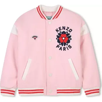 Dětská vlněná bomber bunda Kenzo Kids oranžová barva, K60984 K60984.114.150 24X, vel. 126