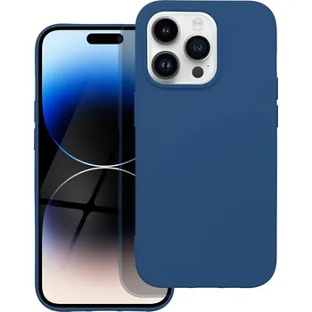 Kryt FORCELL pro Apple iPhone 14 Pro - silikonový - tmavě modrý