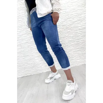 Novi fashion Dámské modré tepláky 2581D.BL Velikost: S-XL