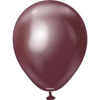 Balónek Balonky chromové vínové, Mirror Burgundy 30 cm/12", 50 ks