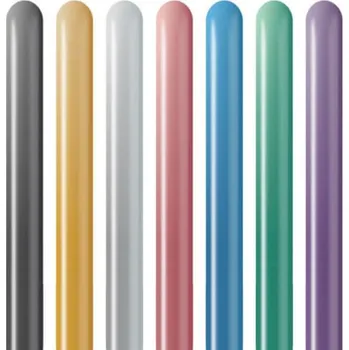 Balónek Modelovací balonky profesionální, Mirror mix 260M, 50 ks