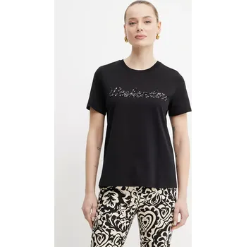 Pánská móda Bavlněné tričko Weekend Max Mara 2515971051600 černá 99X, vel. S