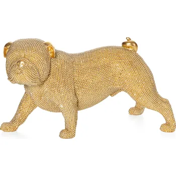 Váza DEKORAČNÍ FIGURKA ELDO 28X14X17 CM ZLATÁ