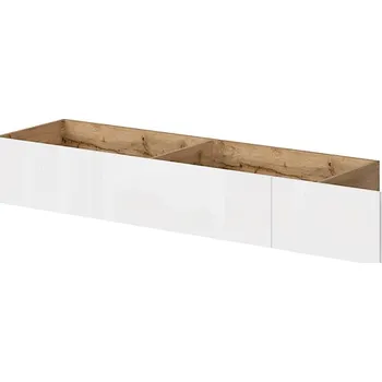 Pohovka Black Red White NUIS-zásuvka pod postel SZU (ŠUPLÍK do LOZ/90) dub wotan/bílý lesk