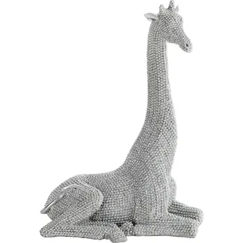 Váza DEKORAČNÍ FIGURKA ELDO 15X8X21 CM STŘÍBRNÁ