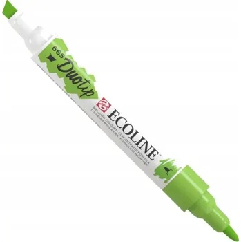 Alkoholový POPISOVAČ pro kreslení KULATÝ/ŠIKMÝ hrot Spring Green Talens