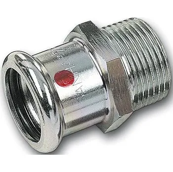 rozdělovač topení Sanha Therm PŘECHODOVÁ VSUVKA S KONCEM NA VNITŘNÍ LISOVÁNÍ A S VNĚJŠÍM ZÁVITEM Velikost: 22x1/2''