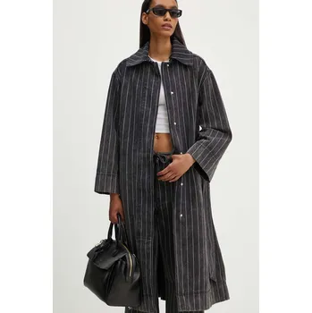 Dámský kabát Džínový kabát Day Birger et Mikkelsen Hobbes - Denim Stripes DAY65243251 černá 99X, vel. 36