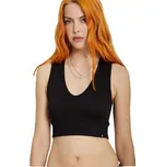 Volcom dámské tílko Gimmestank Rib Black | Černá | Velikost M