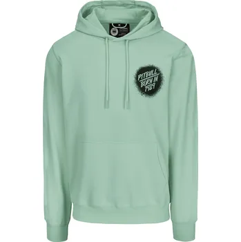 Pánská mikina PitBull West Coast - pánská KP mikina GRAFFITTI mintová L