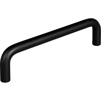 Nábytkové kování Walteco Nábytkové madlo Gissi, 138 × 35 mm, kov, matná, černá, 4 ks 7748