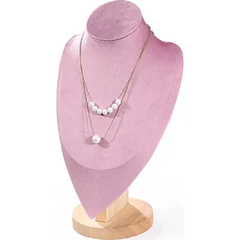 Šperkovnice Stojánek, dekolt na šperky výška 28cm růžová (DRD12R-3)