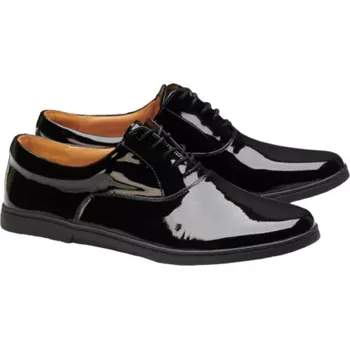 Pánské polobotky ZAQQ SMOQUEEN 37-42 NAPPA/NAPPA Dvouvrstvá hlazená kůže Černá 37