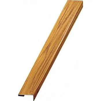 Střešní krytina PRODOMOS line Lišta "L" k ocelovému podbití 2000 mm ZLATÝ DUB (dřevodekor)