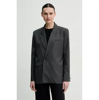 Dámské sako Blazer s příměsí vlny Won Hundred šedá barva, 3494-14275 3494.14275 90X, vel. 34