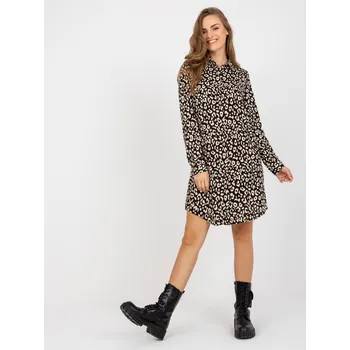 Dámské šaty Šaty TO SK 1103 19.01X černá a béžová M