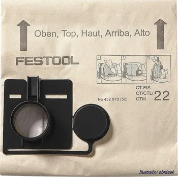 Sáček do vysavače FESTOOL 452972 Filtrační sáčky FIS CT44/5