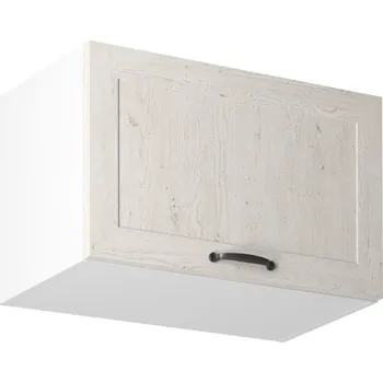 Obývací stěna Horní skříňka, bílá / sosna skandinávská, ROYAL G60KN