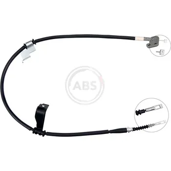 Lanko parkovací brzdy Tažné lanko, parkovací brzda A.B.S. K15002