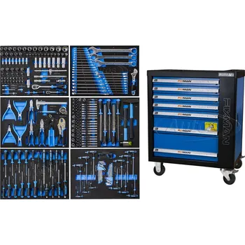 Vozík na nářadí 7 zásuvek + 279 ks nářadí fixman 0552310_A, , ,