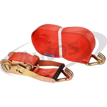 Upínací popruh Pás upínací 5t/50mm/12m klasik ráčna, červený 0121553_A, , ,