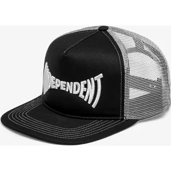 Kšiltovka independent Pánská kšiltovka span mesh trucker structured black/grey
