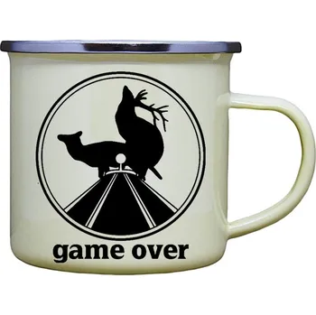 Plecháček s vtipným potiskem game over Barva: Žlutá