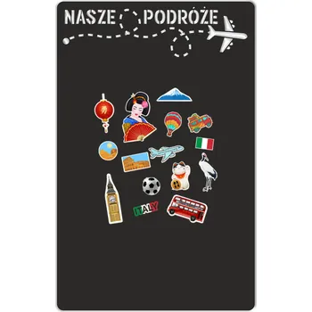 Magnetická tabule samolepicí Naklejkomania černá 45x70 cm