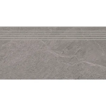 Dlažba Core, DCPSR874, schodovka, 30x60cm, šedá