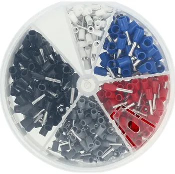 elektrický kabel Voltomat Kabelová dutinka box, pro vodiče 0,5–2,5 mm², 400 ks&nbsp;45639