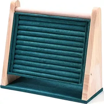 Šperkovnice Stojánek, stojan, dekolt na prstýnky a naušnice zelený (DRD4Z)