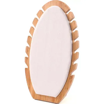 Šperkovnice Dekolt, stojánek, stojan na šperky oválný bílý (DRD7B)